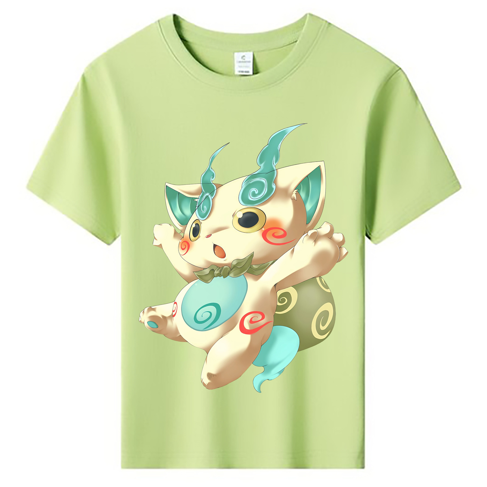 （画像用） 妖怪ウォッチ Yo-kai Watch 綿100％キッズTシャツ（フロントプリント）